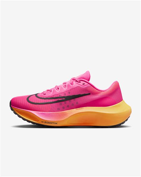 pink Nike Zoom running shoes